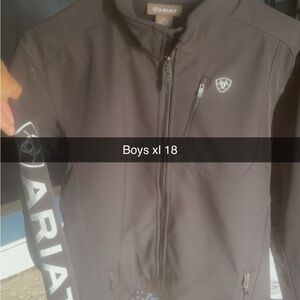 Ariat Boys Jacket in Charcoal/ new never used